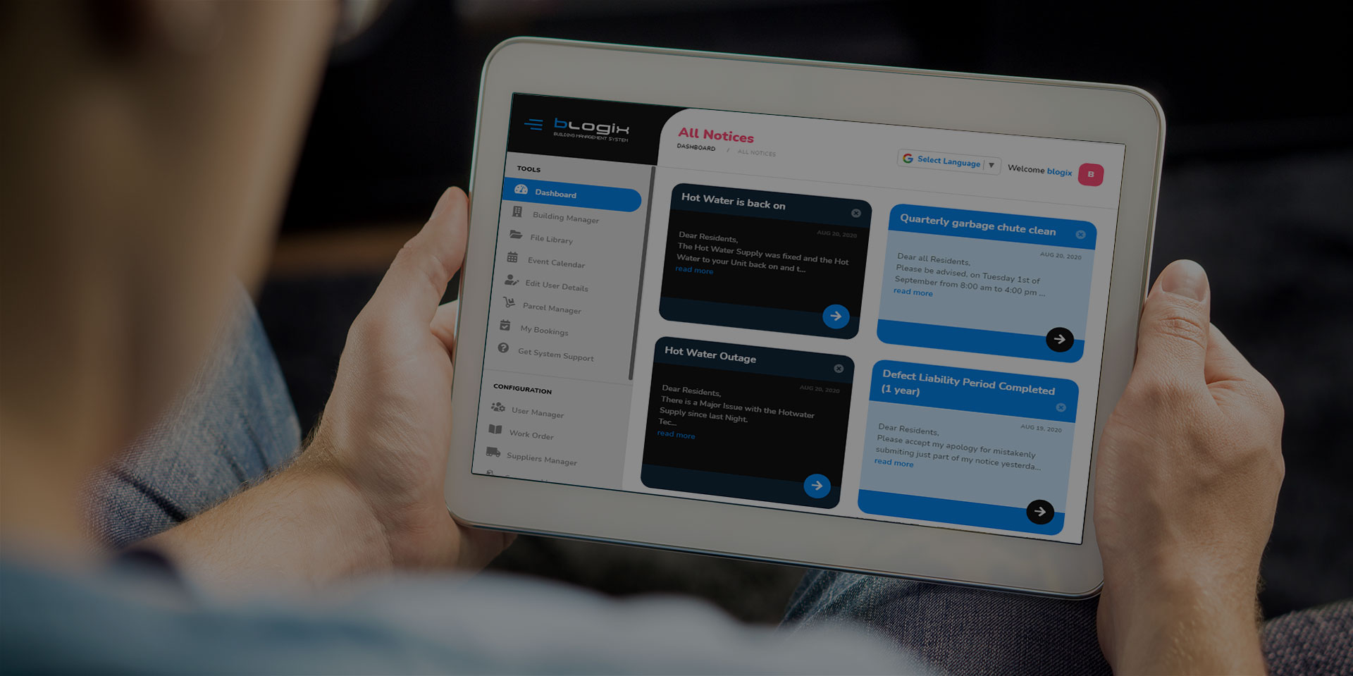 Blogix – Building Management System